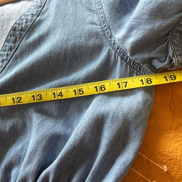 Madewell Denim Mini Dress - Western Vintage Inspired - Picture 3 of 8